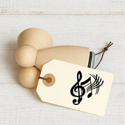 Stempidoo - Maxi Mini - Motivstempel - Notenschlüssel - Stempel zum Basteln von Karten, DIY, Papier, Stoffen