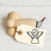 Stempidoo - Maxi Mini - Motivstempel - Engel - Stempel zum Basteln von Karten, DIY, Papier, Stoffen