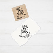 Stempidoo Einhorn Stempel – Motivstempel für Geschenke, Karten & DIY