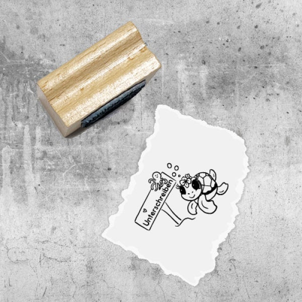 Stempel, Lehrerstempel, Schule, Unterschreiben, Motiv freudige Schildi, Geschenk - DIY Stempel f. Schulhefte, Hausaufgabenheft, Grundschule