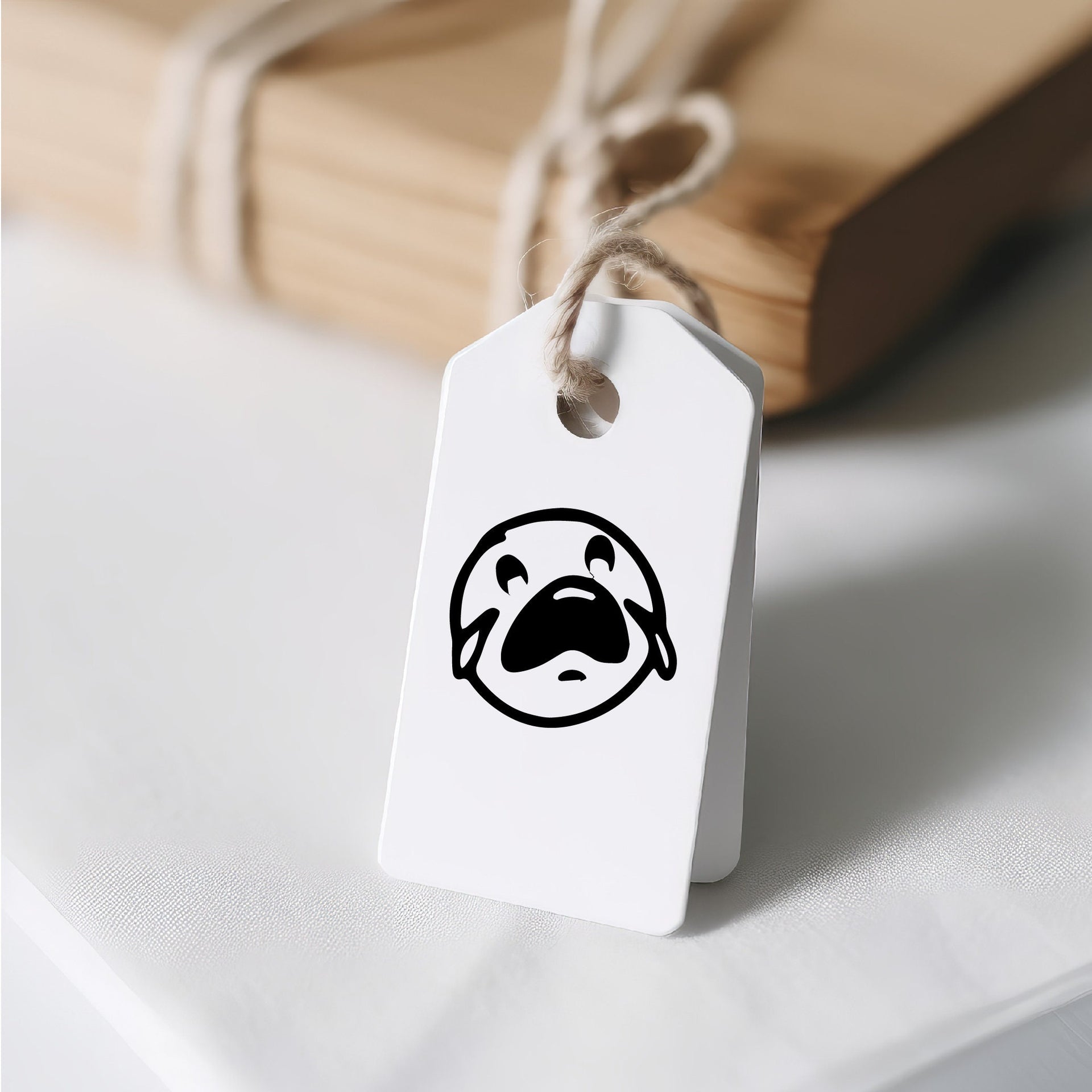 Ministempel - Motivstempel - Smiley - Emojis - weinender Smiley Stempel Geschenk - DIY Stempel zum Basteln von Karten, Papier, Stoffen, Holz