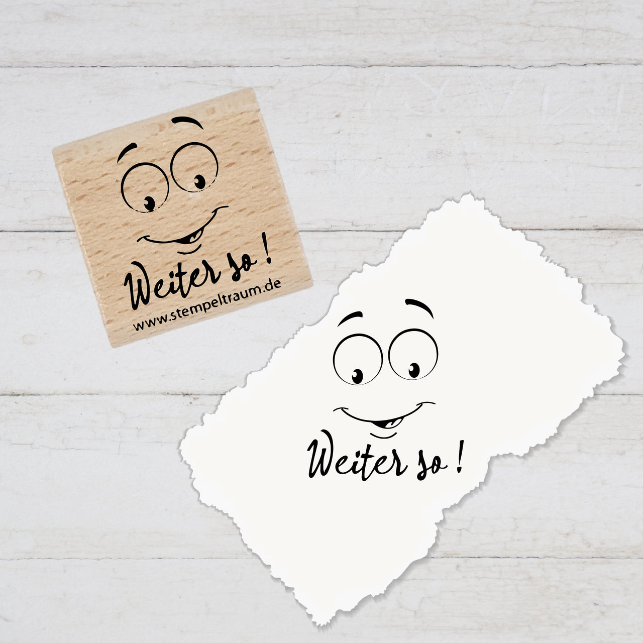 Stempel Lehrerstempel - Schule - Weiter so - mit Emoji, Geschenk - DIY Stempel f. Schulhefte, Hausaufgabenheft, Grundschule, Ansporn
