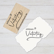 Stempel, Motivstempel, Vatertag, Herrentag, schönen Vatertag, Geschenk, DIY Stempel zum Basteln von Karten, Papier, Stoff, Holz, Dekoration