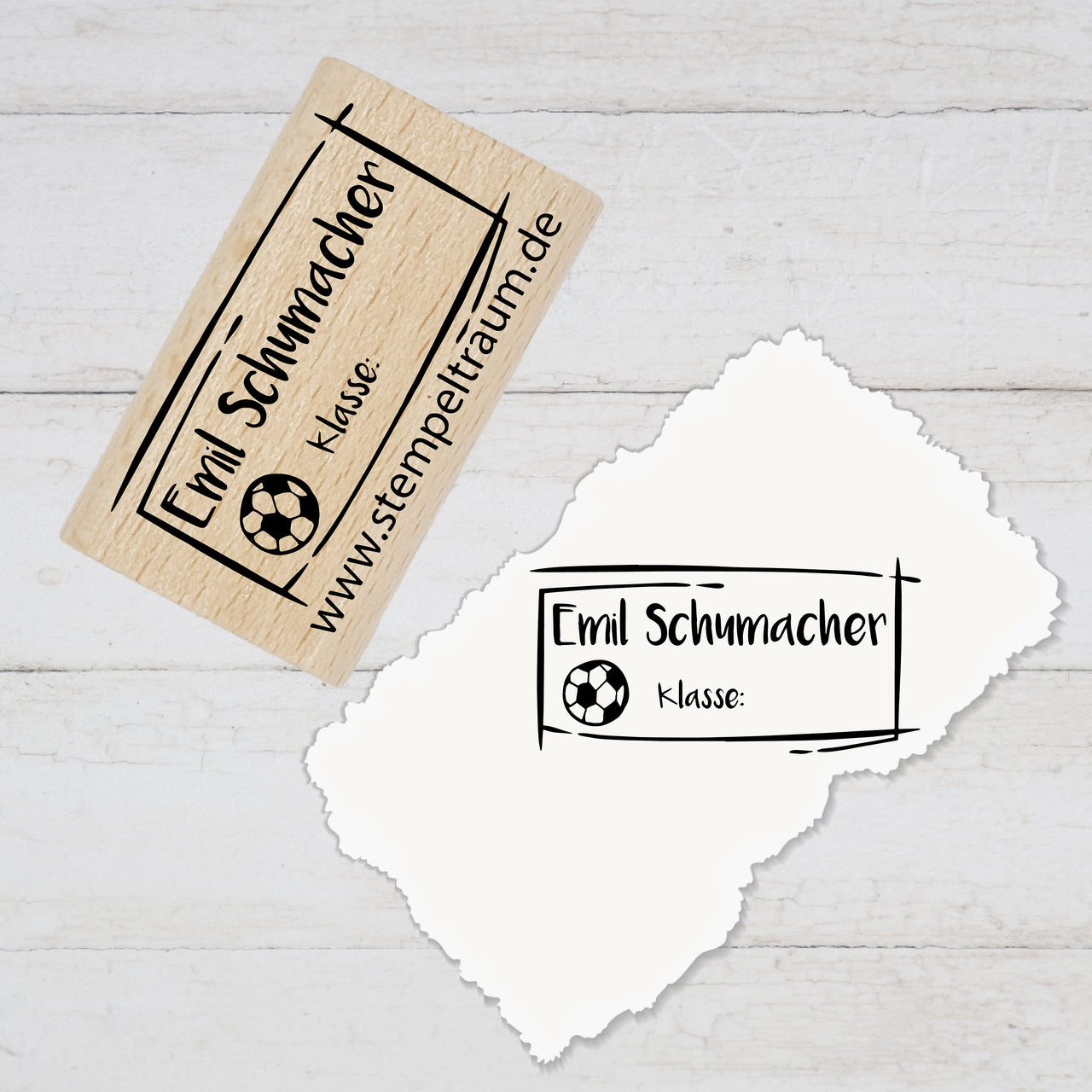 Individueller Schulstempel, personalisiert, Holzstempel o. Automatikstempel, Geschenk - DIY Stempel f. Schulhefte, Hausaufgabenheft