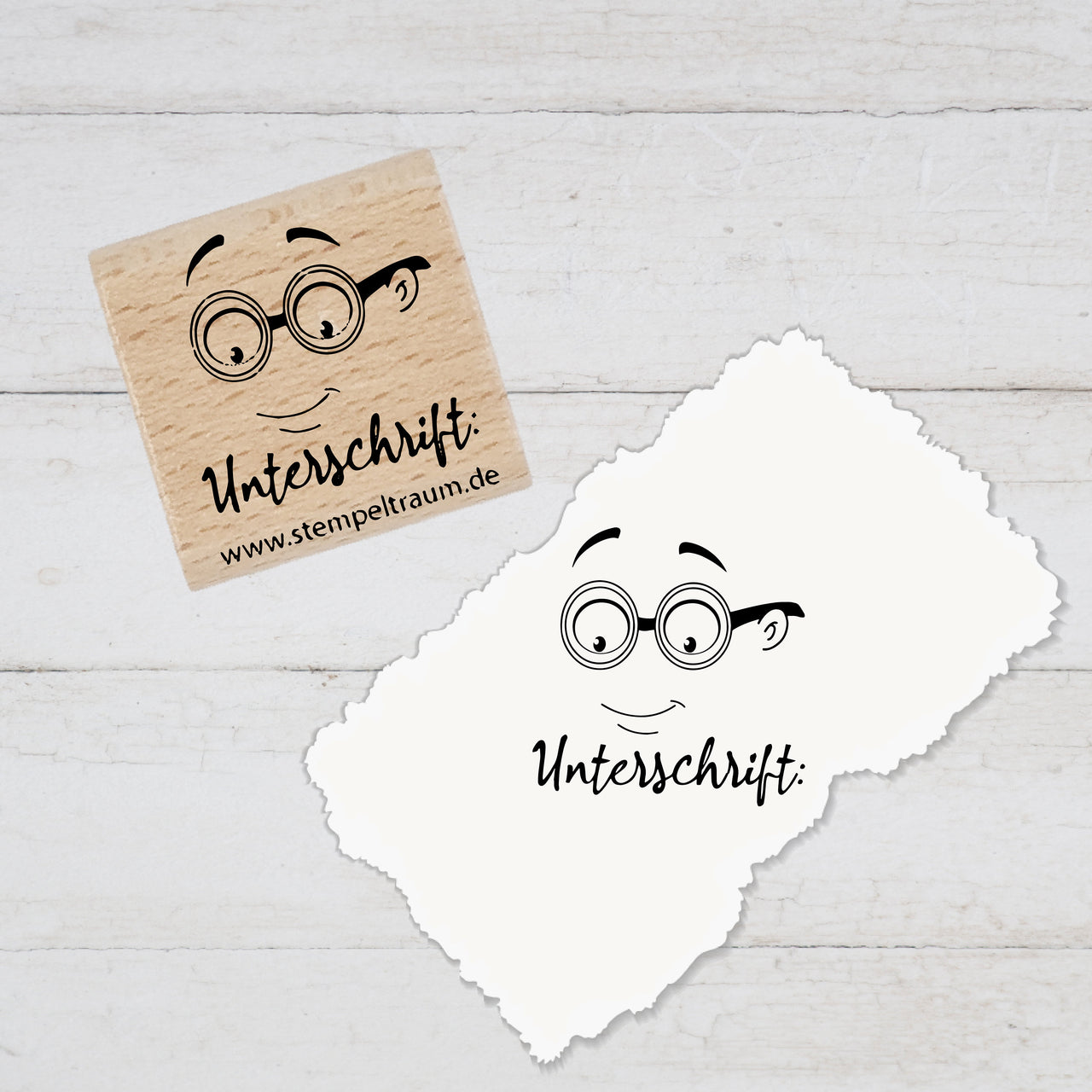 Stempel Lehrerstempel - Schule - Unterschrift - mit Emoji, Geschenk - DIY Stempel f. Schulhefte, Hausaufgabenheft, Grundschule, Erinnerung