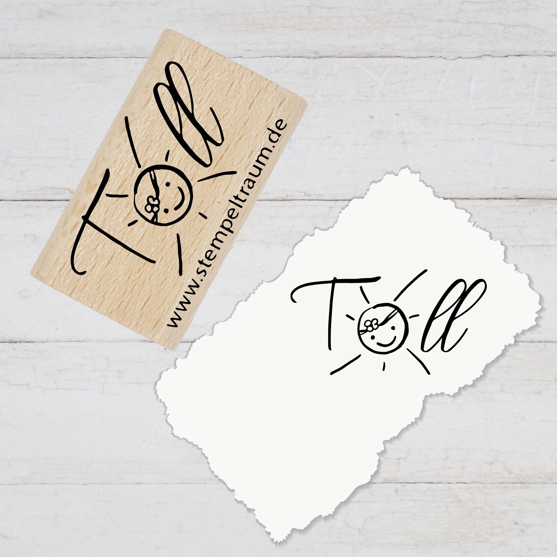 Stempel, Lehrerstempel - Schule - Toll - lachende Sonne, Geschenk - DIY Stempel f. Schulhefte, Hausaufgabenheft, Grundschule, Motivation
