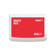 Stempelkissen brave red COLOP MAKE 1 - (90x50 mm)