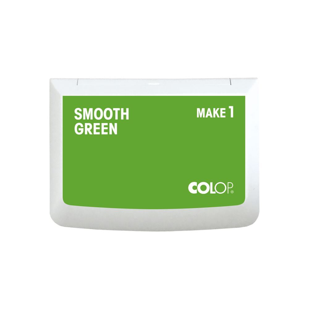 Stempelkissen smooth green COLOP MAKE 1 - (90x50 mm)